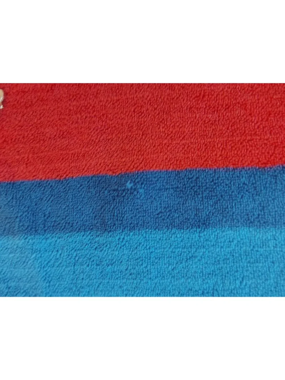 Vintage Egyptian Cotton Beach Bath Towel, Red Blue Palm Tree Sailboat Egypt Sun